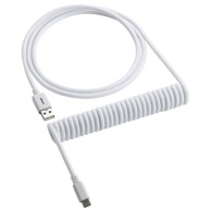 CABLEMOD Classic spiralni kabel za tipkovnicu, USB-C na USB Type A, Glacier Bijela, 150 cm - CM-CKCA-CW-WW150WW-R