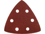 EXTOL PREMIUM Delta brusni papir 8803883, 93 mm, P80, 6 rupa, 20 kom