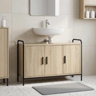 Kupaonski ormar 95 x 34 x 61 cm, konstruirano drvo, sonoma hrast