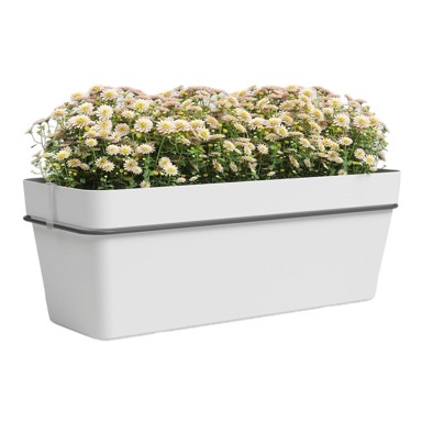 ARTEVASI Viseća i zidna/samozaljevajući tegla za cvijeće od reciklirane plastike 50 cm Capri, plastika, prirodna