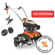 STIHL Kopačica MH 585, motorna, set s gratis plugom i kotačima