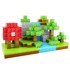Set magnetskih blokova Kocke Pixels Forest 3D, 154 kom