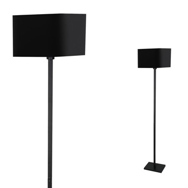 Podna lampa Napoli, 1xE27, black/gold