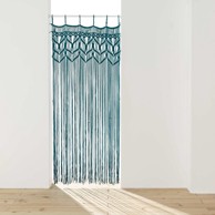 DOUCEUR D'INTÉRIEUR Plava zavjesa za vrata 90x200 cm Macarena