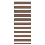 Zavjesa zebra smeđa, 60 x 150 cm (širina tkanine: 55,9 cm, materijal: poliester)