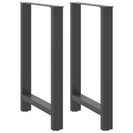 Noge stolića za kavu 2 kom antracit 60x(90-91) cm čelik