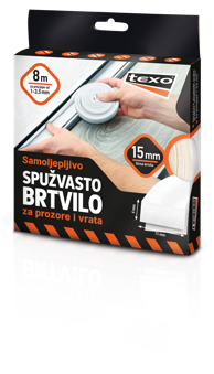 TEXO Traka SPUŽVASTO 8MX15MM BIJELO