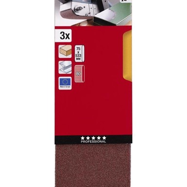 KWB Brusna traka za tračnu brusilicu 3/1 75x533 mm G80