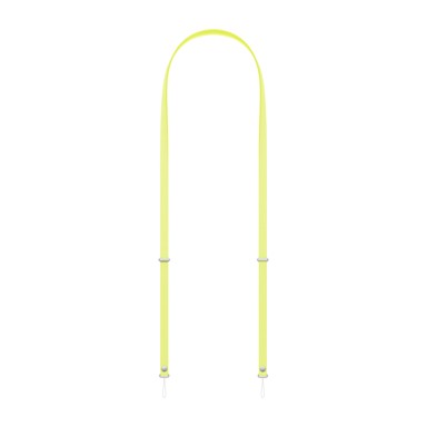 APPLE Crossbody remen, Neon Yellow