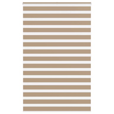 Zebra zavjesa, 145 x 200 cm, širina tkanine 140,9 cm, poliester, pješčano smeđa