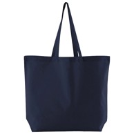 BEECHFIELD Vrećica za kupovinu pamučna Maxi W165, 35x39x13,5 cm duge ručke, tamnoplava