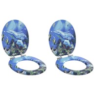 MDF WC daska 2 kom 44x38 cm plava