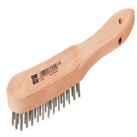 LUX TOOLS ručna žičana čelična četka 4 BASIC