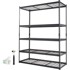 VEVOR Skladišni regal 152,4 x 61 x 198,1 cm, crni