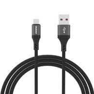 DUDAO Kabel USB-A na Micro USB L3SM, 3A, 1.2 m, crni
