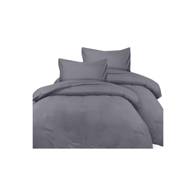 NIKCORP Set posteljine od mikrovlakana 4-dijelni 2x 135 x 200 cm + 2x 80 x 80 cm, tamno siva