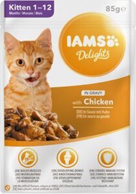 IAMS Hrana za mačke Delights Cat Kitten vrećica 85 g, piletina