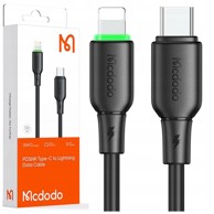 MCDODO Kabel USB-C na Lightning s LED indikatorom, 1 m, brzo punjenje
