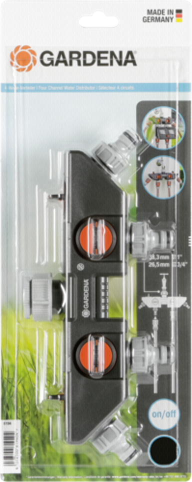 GARDENA Razdjelnik vode četverokanalni