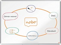 NOBO Magnetna bijela ploča Premium Plus 1915156, 90x120 cm