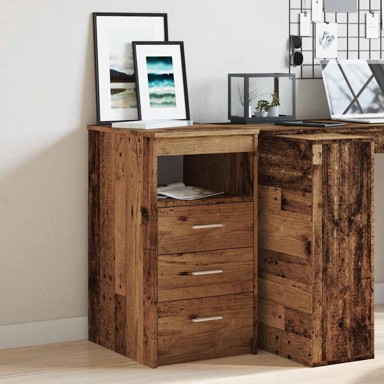 Ormar s ladicama staro drvo 40x50x76 cm konstruirano drvo
