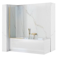 REA Zavjesa za kadu, ELEGANT GOLD BRUSH, 80