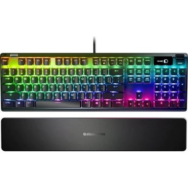 STEELSERIES Tipkovnica Apex Pro, crna, RGB, mehanička, US layout, USB