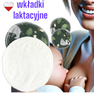Ulošci za dojenje PUL od bambusa, motiv jazavci