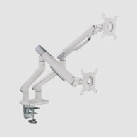 ALTERZONE Nosač Arm Duo Aluminum za monitore, bijeli ALZDARM17-32-W