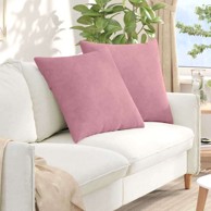 Jastučići za sofu 2 kom 80 x 80 cm, kordura tekstil, ružičasti
