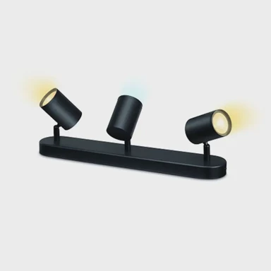 PHILIPS Wiz reflektor Imageo, 3x5 W, TW, crna