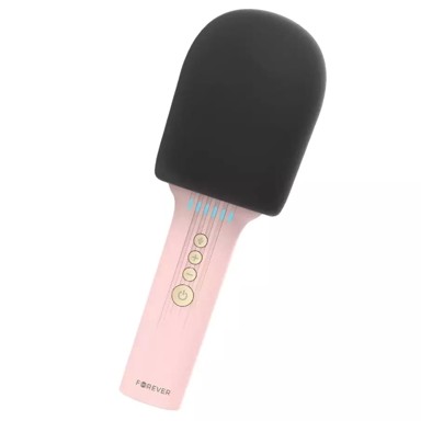 FOREVER Karaoke Bluetooth zvučnik s mikrofonom BMS-500, roza