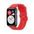 B-STRAP Silicone remen za Huawei Watch Fit, red/silver
