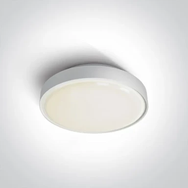 Plafonjera, LED, 1xE27, 12W, 230V, IP65, DM67280E/W, bijela