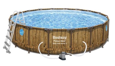 BESTWAY Samostojeći bazen Power Steel Wood Swim Vista 5,49 × 1,22 m, model 56977
