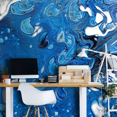 Foto tapeta Blue Stream 250x175