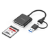 EQUIP Čitač kartica 245461 USB-C, crni