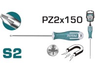 TOTAL Pozidriv odvijač THT26PZ2150