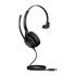 JABRA Slušalice Evolve2 50 MS, crne, on-ear, Mono, USB-A
