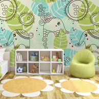 Foto tapeta elephants (for children) 350x270