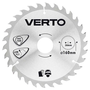 TOPEX Pila kružna, 160 x 20 mm, 30 z