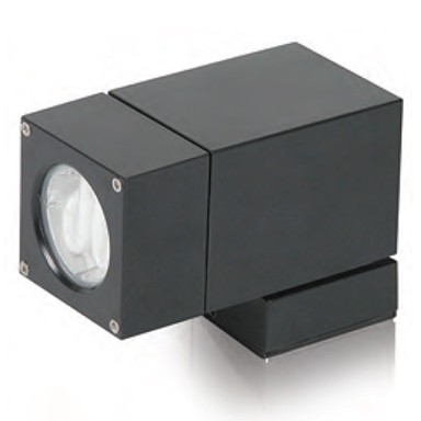 Vanjska zidna rasvjeta, WM051, tamno siva-antracit