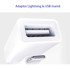 YESIDO OTG adapter GS10, Lightning na USB kabel, 5Gbps, bijeli