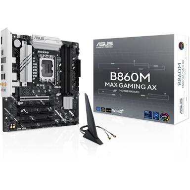 ASUS Matična ploča B860M MAX GAMING AX, Intel B860, DDR5, Micro ATX, LGA 1851
