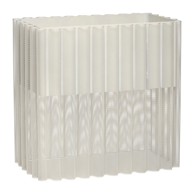 HÜBSCH Metalna tegla za cvijeće 47 cm Flow, metal, prirodna