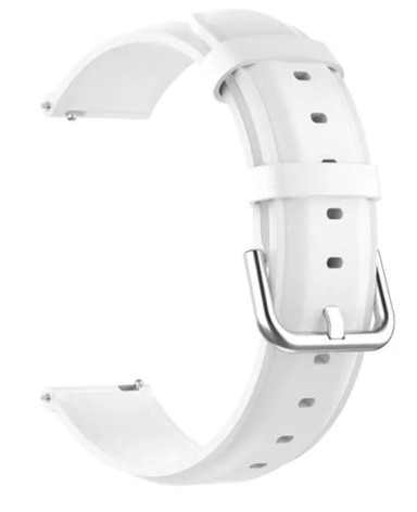 BSTRAP Remen Leather Lux za Xiaomi Amazfit GTS, white