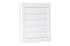 HACO Ventilacijska rešetka VM, gravitacijska, 150 × 150 mm, G / 100 mm, bijela