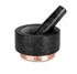 BERLINGERHAUS Mužar s tučkom BH-8608, granit, 14 × 8 cm, Black Rose kolekcija