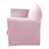ROBA Svijetlo ružičasti baršunast dječji kauč 78 cm Lil Sofa 
