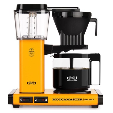 MOCCAMASTER Aparat za kavu KBG Select Yellow Pepper, potpuno automatski, 1.25 L